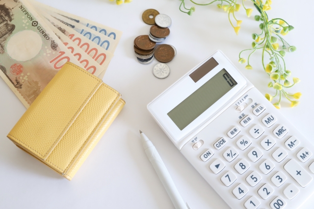 電卓とお金