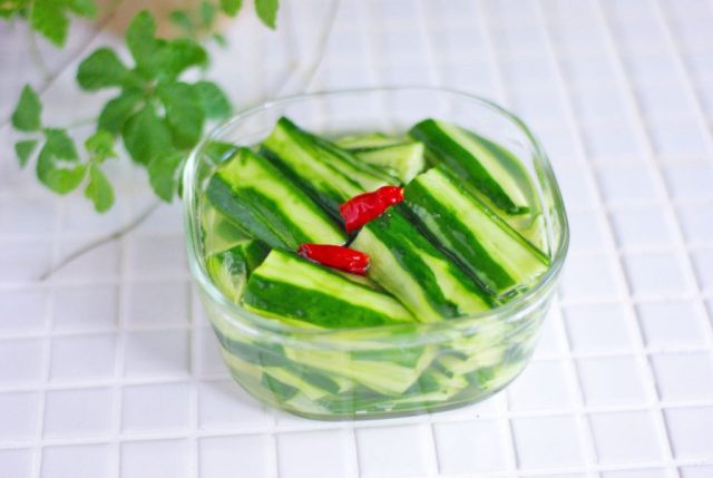 きゅうりの甘酢漬け