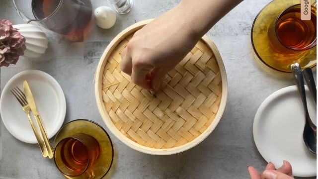 せいろで朝ごはん