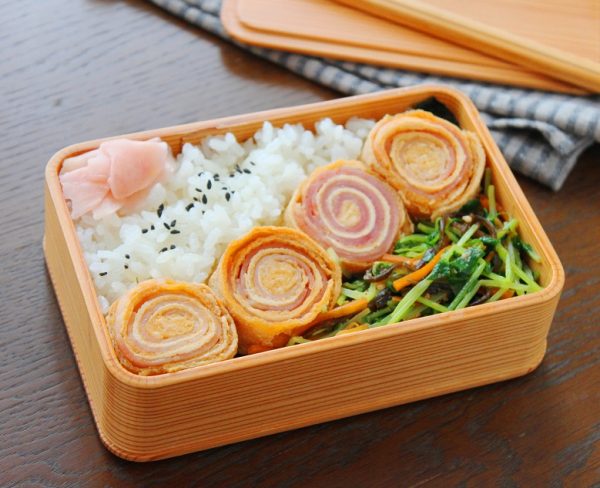 豆苗レンジ蒸し