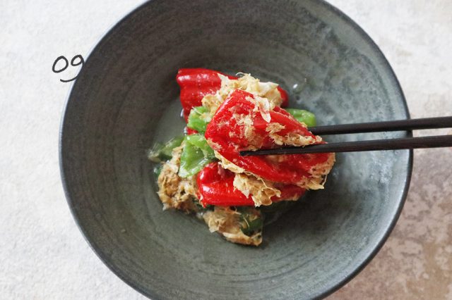 ピーマンのさっぱり煮浸し風