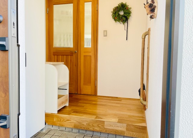 キレイに片づいた玄関