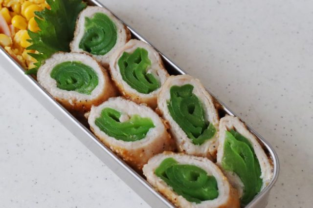 ぎっしりピーマンの肉巻き