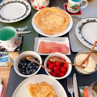 週末のクレープパーティー