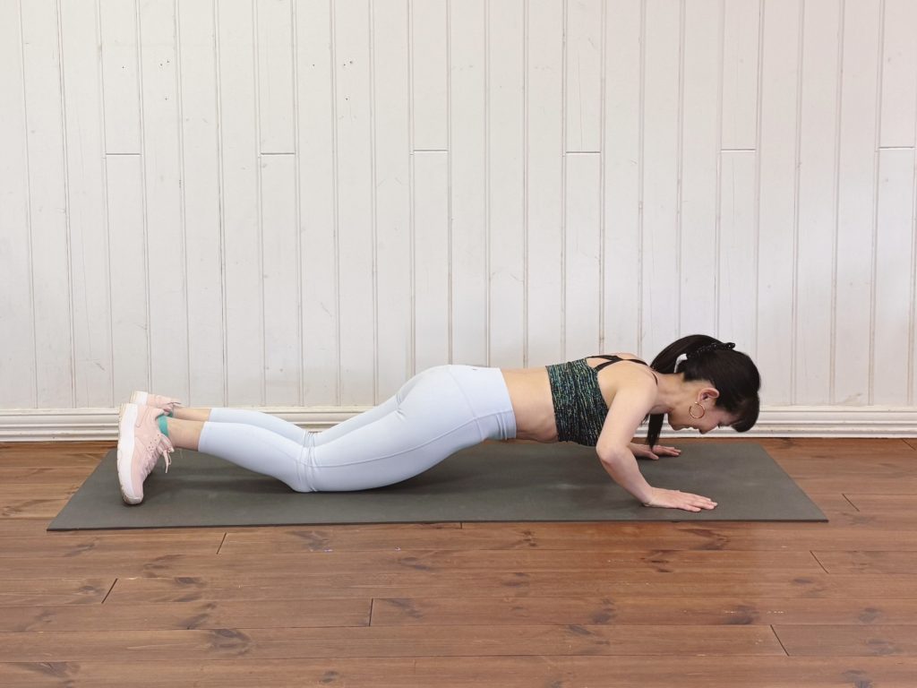 「姿勢改善プッシュアップ」