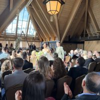 映画シャイニングの舞台でウェディング