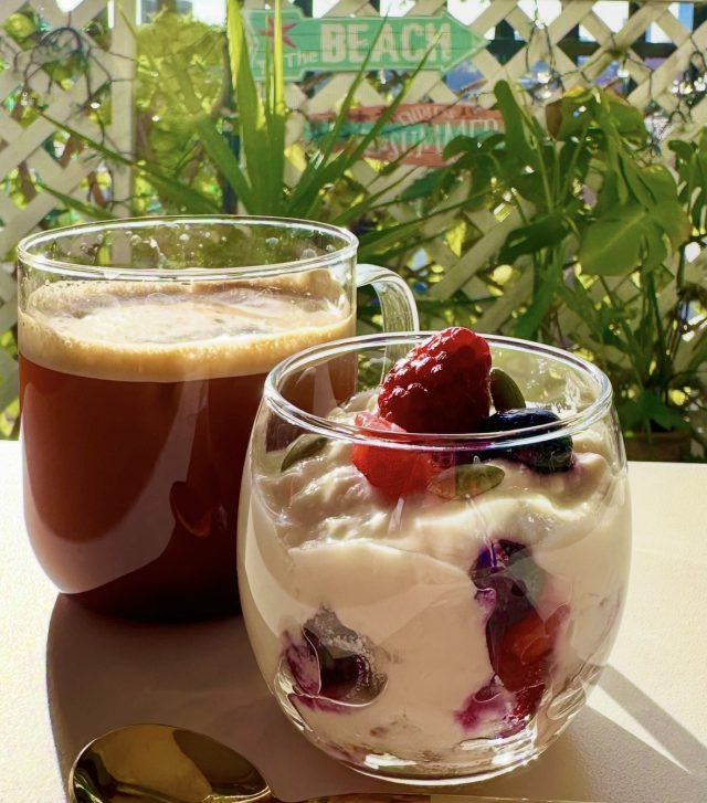 ヨーグルトの朝ごはん