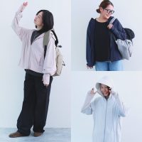 1枚で紫外線対策が完了！3タイプから選べる「フル防備UVカットパーカー」