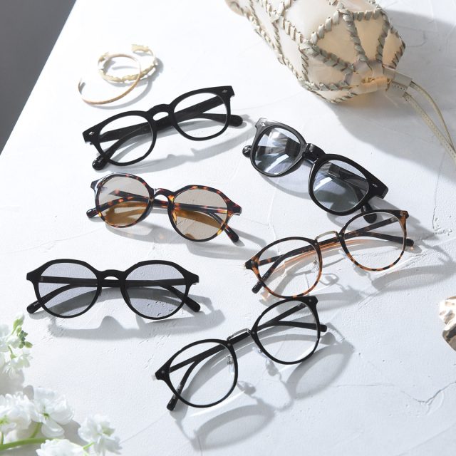 クリアレンズサングラス 調光