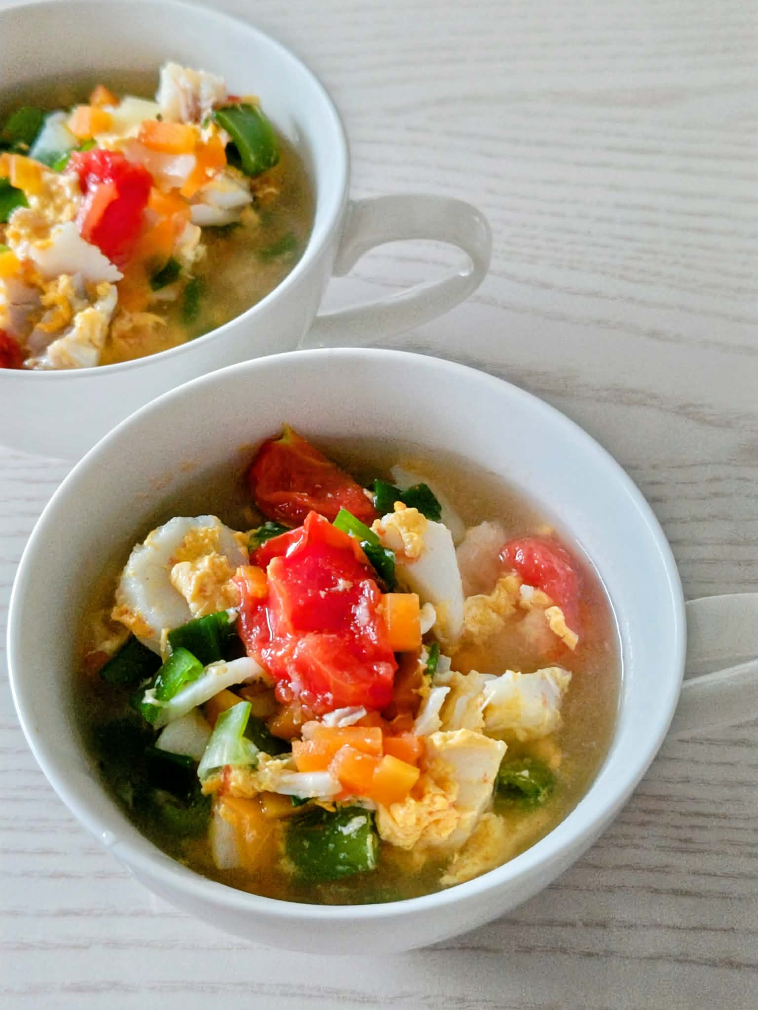 タラと春野菜のスープ