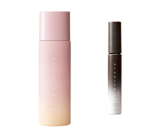 uruotteハーバルエッセンスとリタッチヘアマスカラ
