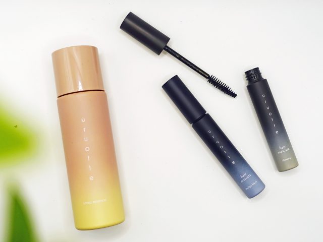 uruotteハーバルエッセンスとリタッチヘアマスカラ