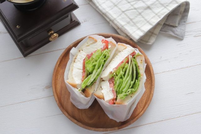 お豆腐チーズサンドウィッチ