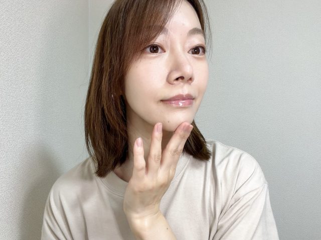 口のまわりのリンパ流し