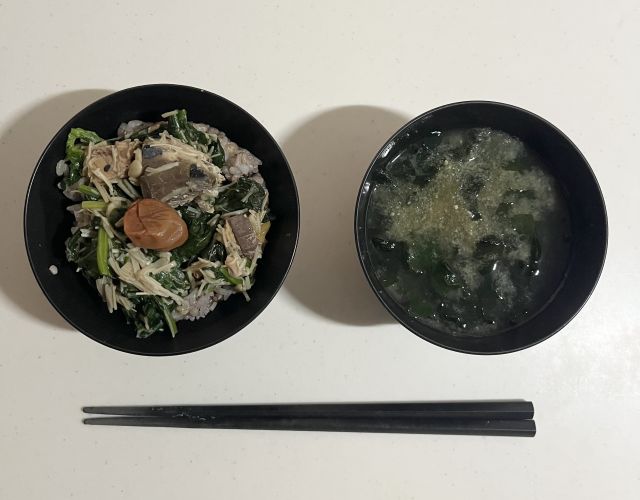 和食の朝ごはん