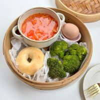 朝がラクになる！せいろで簡単「トマトスープのモーニングプレート」