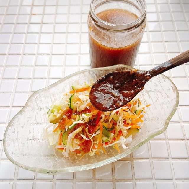 新玉ねぎの醤油ドレッシング