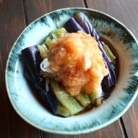 レンジで簡単！とろとろ＆さっぱり「茄子と大根おろしのサラダ」の作り方
