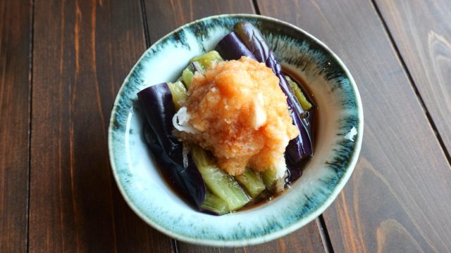 茄子と大根おろしのサラダ