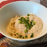 食材2つで大満足！暑い朝に食べたい「濃厚豆腐ごまだれ冷うどん」