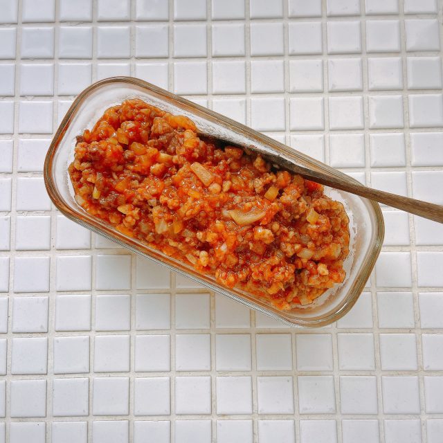 粗挽き肉味噌