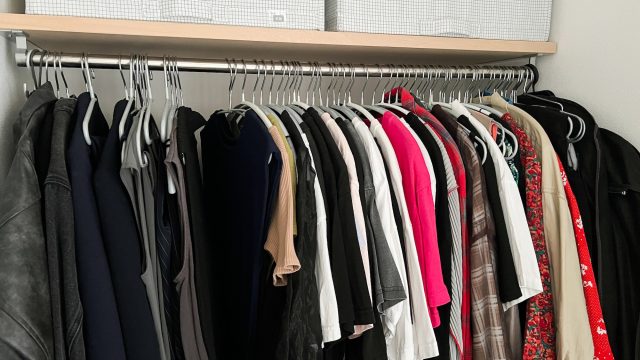 余白のあるクローゼット