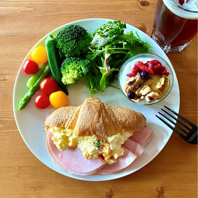 ワンプレート朝食
