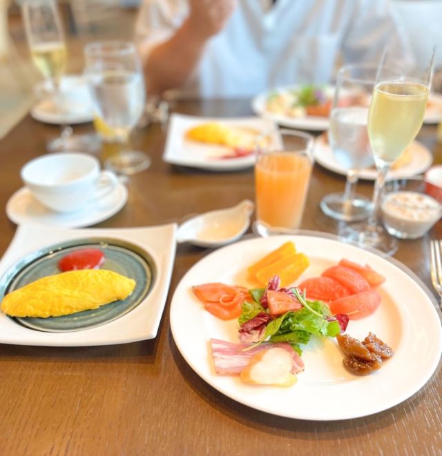 ホテルの朝食