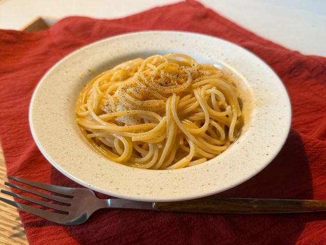 カルボナーラ風パスタ