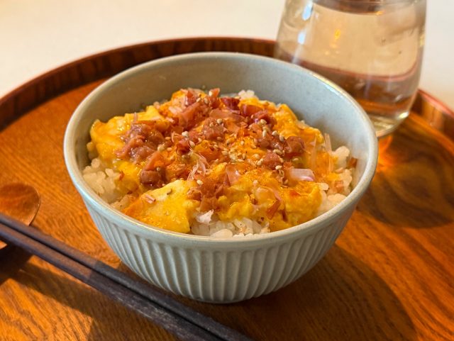 梅たまご丼
