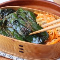 野菜が主役！「ピーマンの蒲焼き」「レンジにんじんしりしり」2品弁当