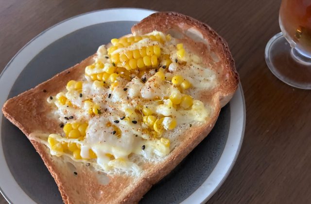とうもろこしトースト