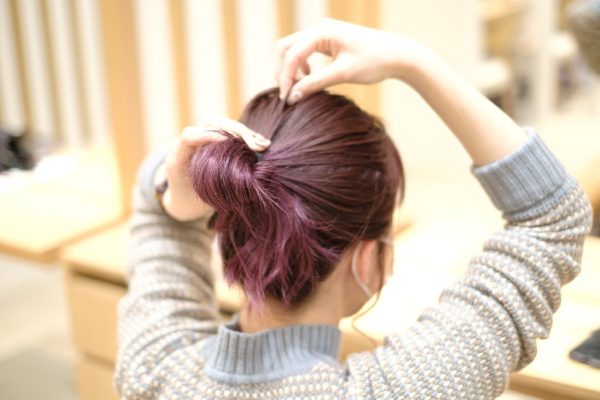 簡単ヘアアレンジ