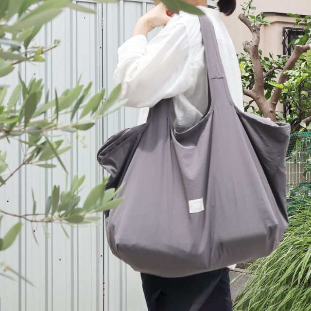 ファスナー蓋ですっきり 買い物カゴバッグ 保冷エコバッグ