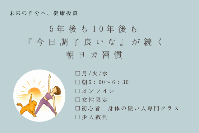 ヨガレッスンの紹介
