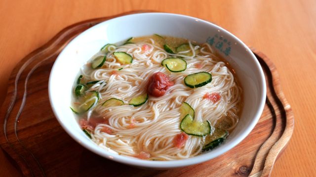 梅きゅう素麺