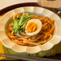 1人前40円！レンジで簡単「ビビンうどん」