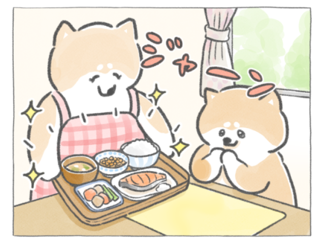 【四コマ漫画】vol.218｜帰省するとこうなる!? 「実家ごはん」あるある