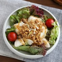 火を使わず3分！豆腐と納豆の「やみつき高たんぱくサラダ」