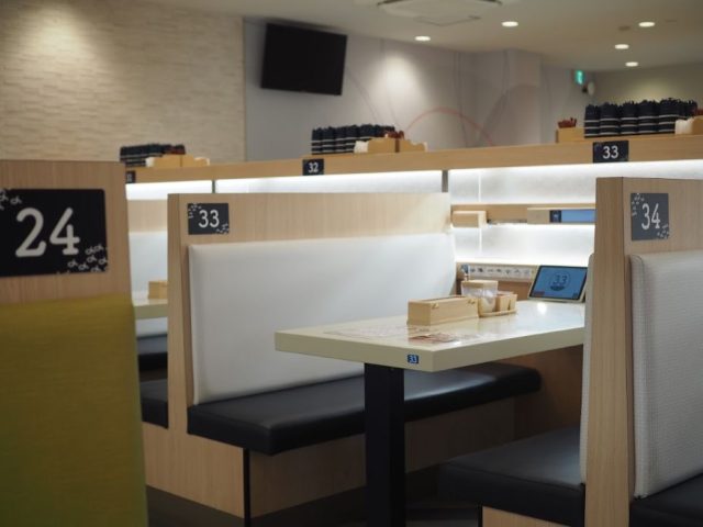 はま寿司の店内
