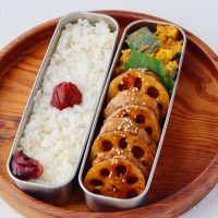 はさまなくてOK！「れんこんつくね」「かぼちゃの練りごま和え」2品弁当