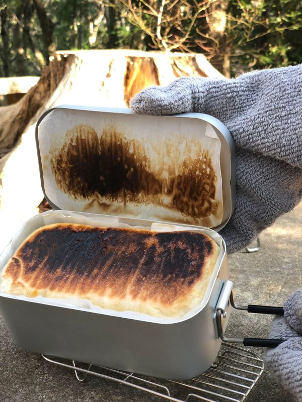 メスティンで焼いたパン