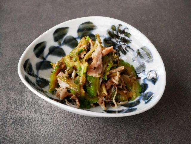 ゴーヤと塩昆布の和えもの