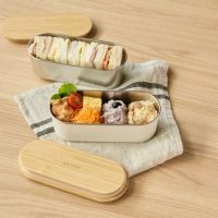 ステンレスなのにレンジOK！バッグにすっきり収まる「ののじ ランチボックス スリム」