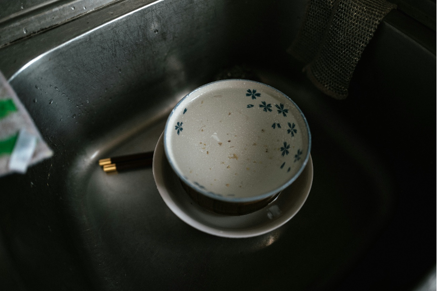 シンクの食器