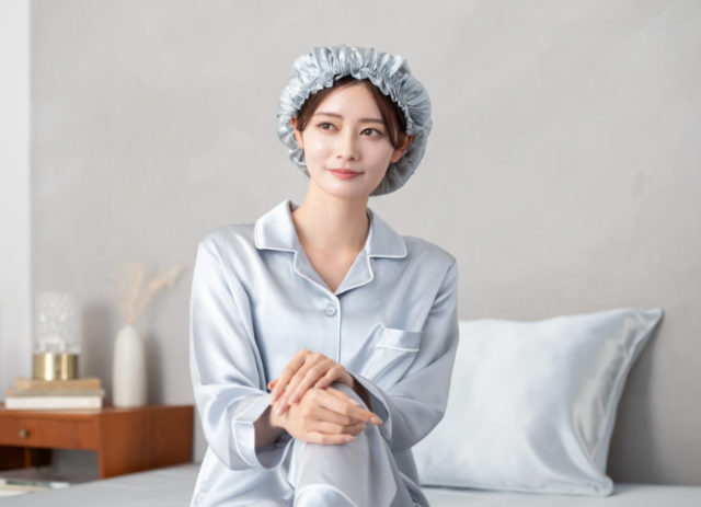 COCOSILKのシルク ナイトキャップ