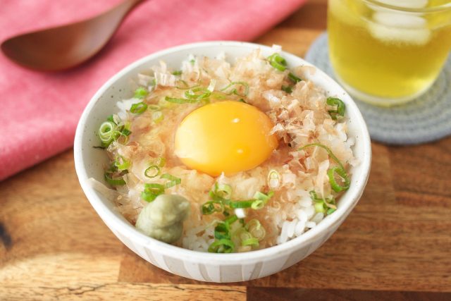 わさび卵かけごはん