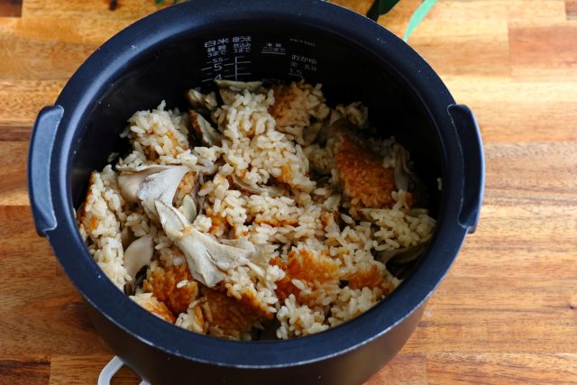 炊き上がったご飯