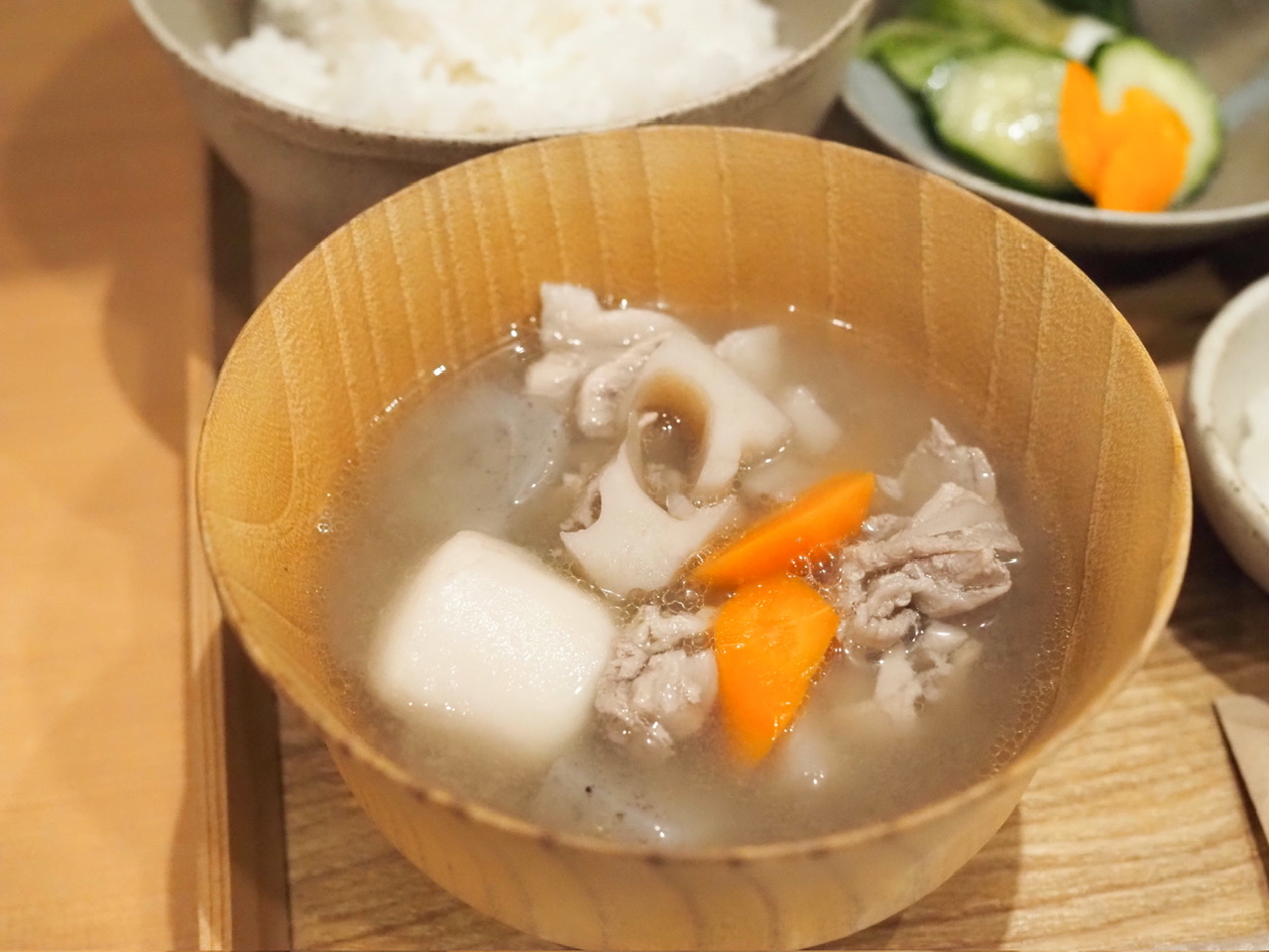 鎌倉だし巻き亭の豚汁