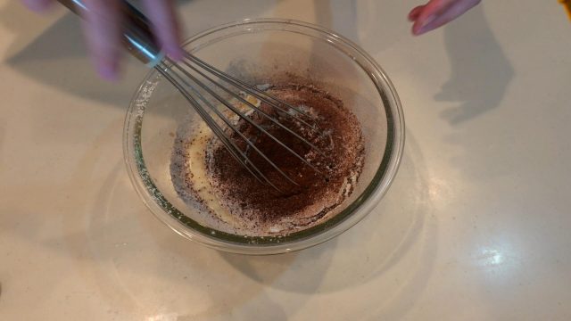 ボウルに入れた生地